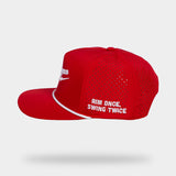 'Mulligan' Red Snapback Hat