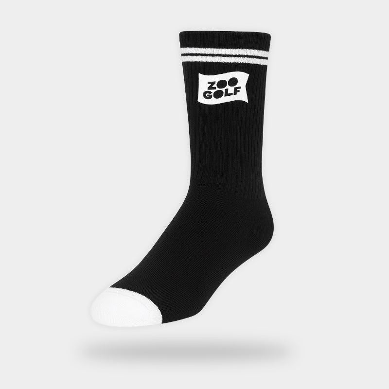 Black & White ZG Flag Socks