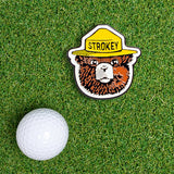 Strokey the Bear Ball Marker